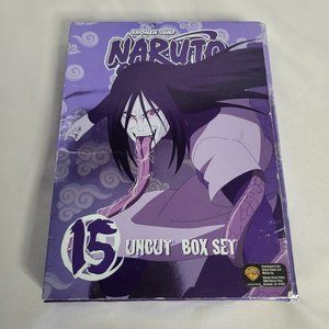 Naruto Shonen Jump 15 Uncut Box Set 2002 DVD Set